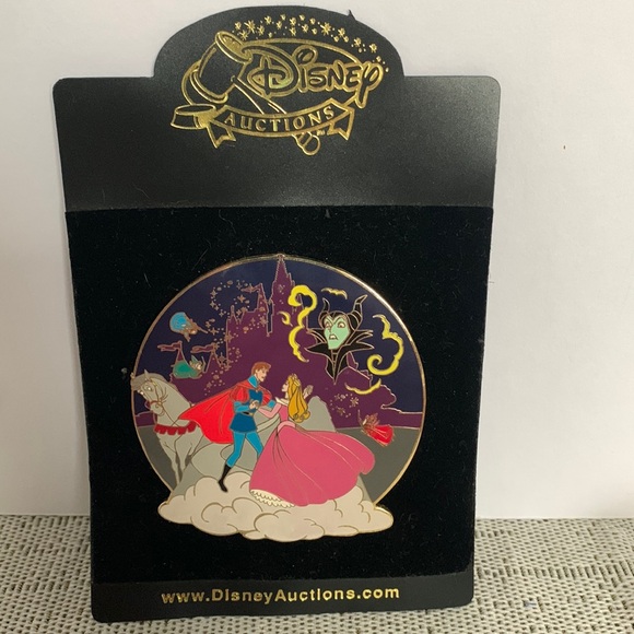 Disney Jewelry - Disney Auctions Sleeping Beauty Cast LE 100 Jumbo Pin Maleficent Aurora Castle